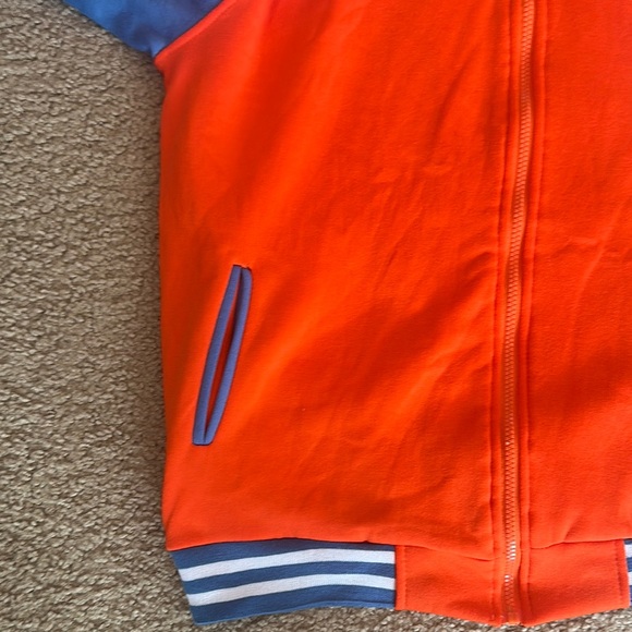 Orange and Blue Men's Hoodie - Picture 6 of 6